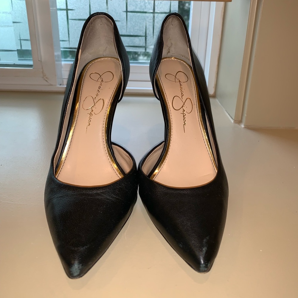 Jessica Simpson Black Heels